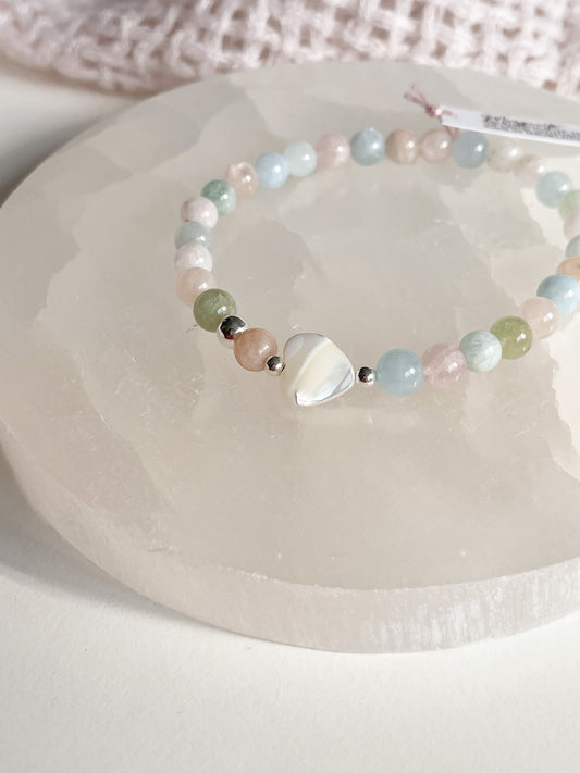 TESORO BRACELET - MORGANITE, 6MM