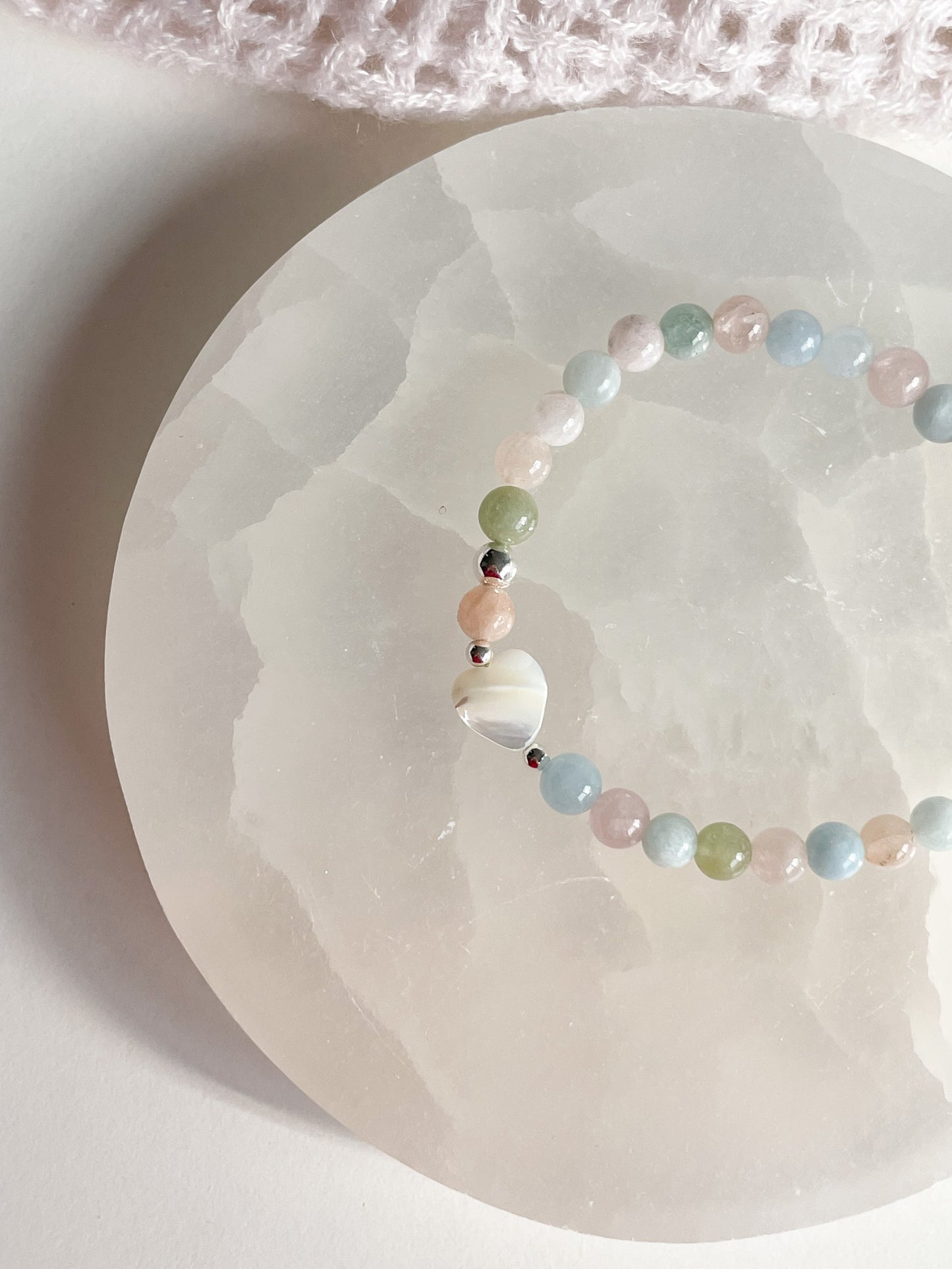 TESORO BRACELET - MORGANITE, 6MM