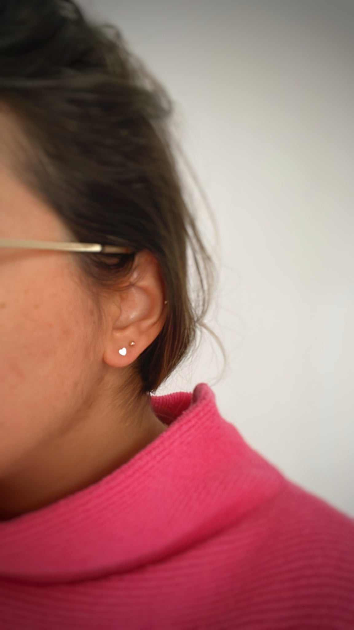 MINI SWEET HEART STUD EARRINGS