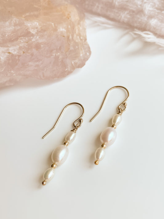 PEARL DROP EARRINGS