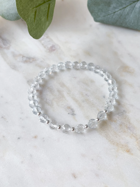 SEVEN BRACELET - BLUE TOPAZ, 6MM